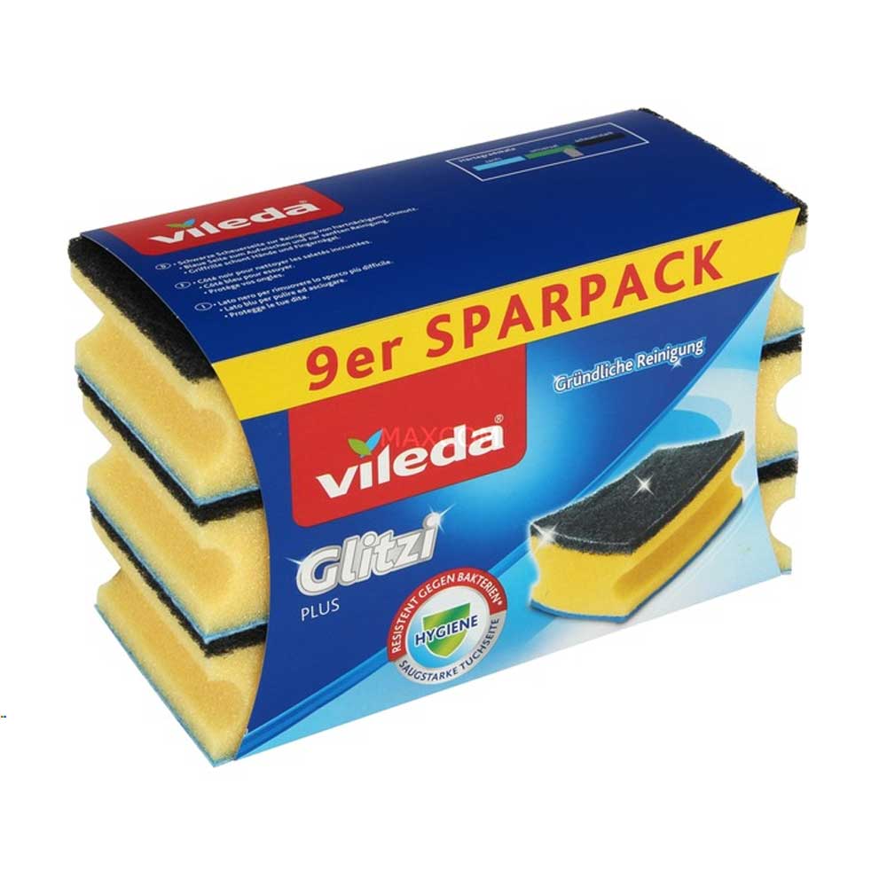 Vileda Topfreiniger Schaum 9er-Pack blau