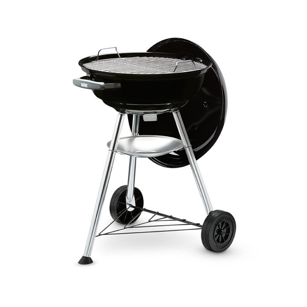 Weber Compact Kettle Ø 47cm Holzkohlegrill schwarz