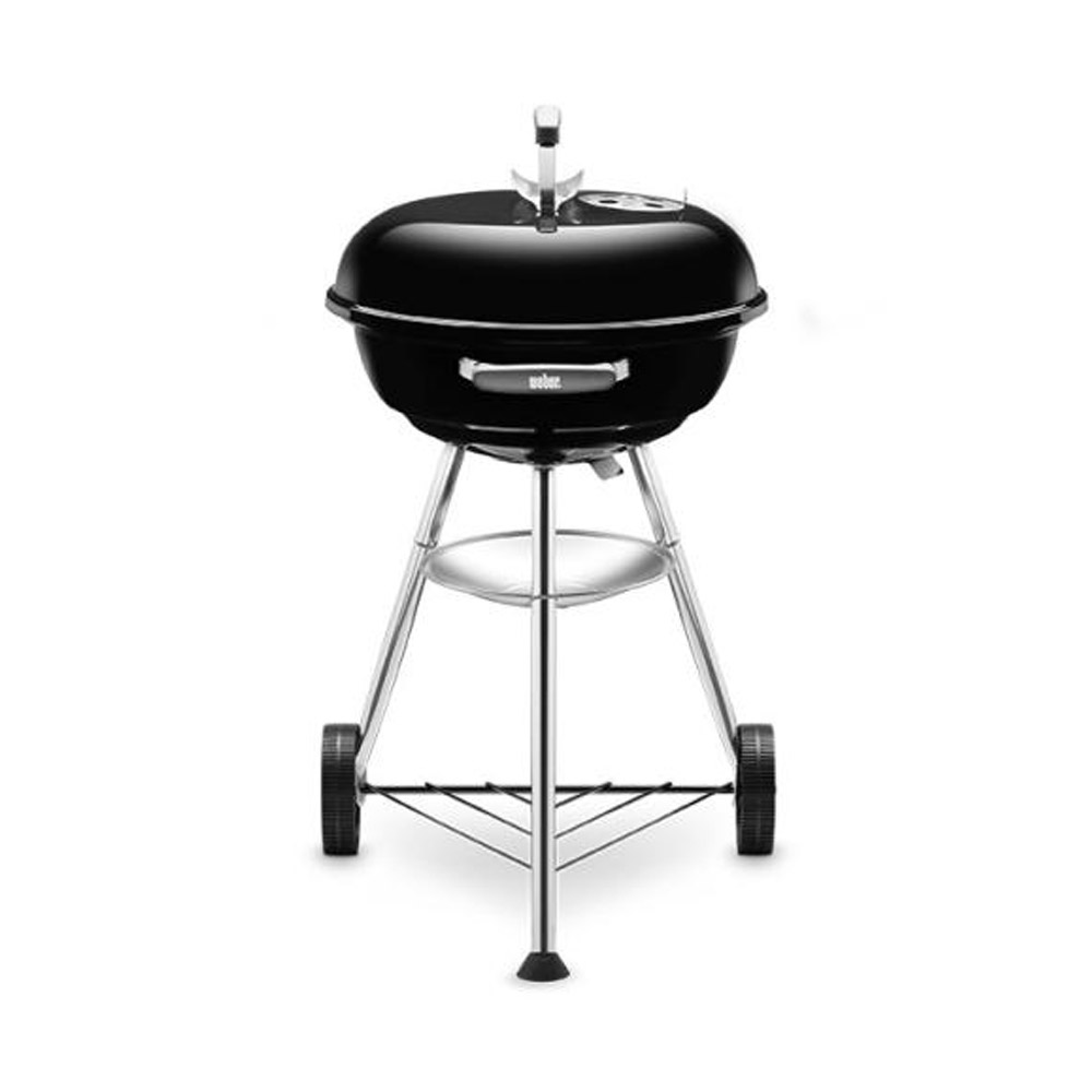 Weber Compact Kettle Ø 47cm Holzkohlegrill schwarz