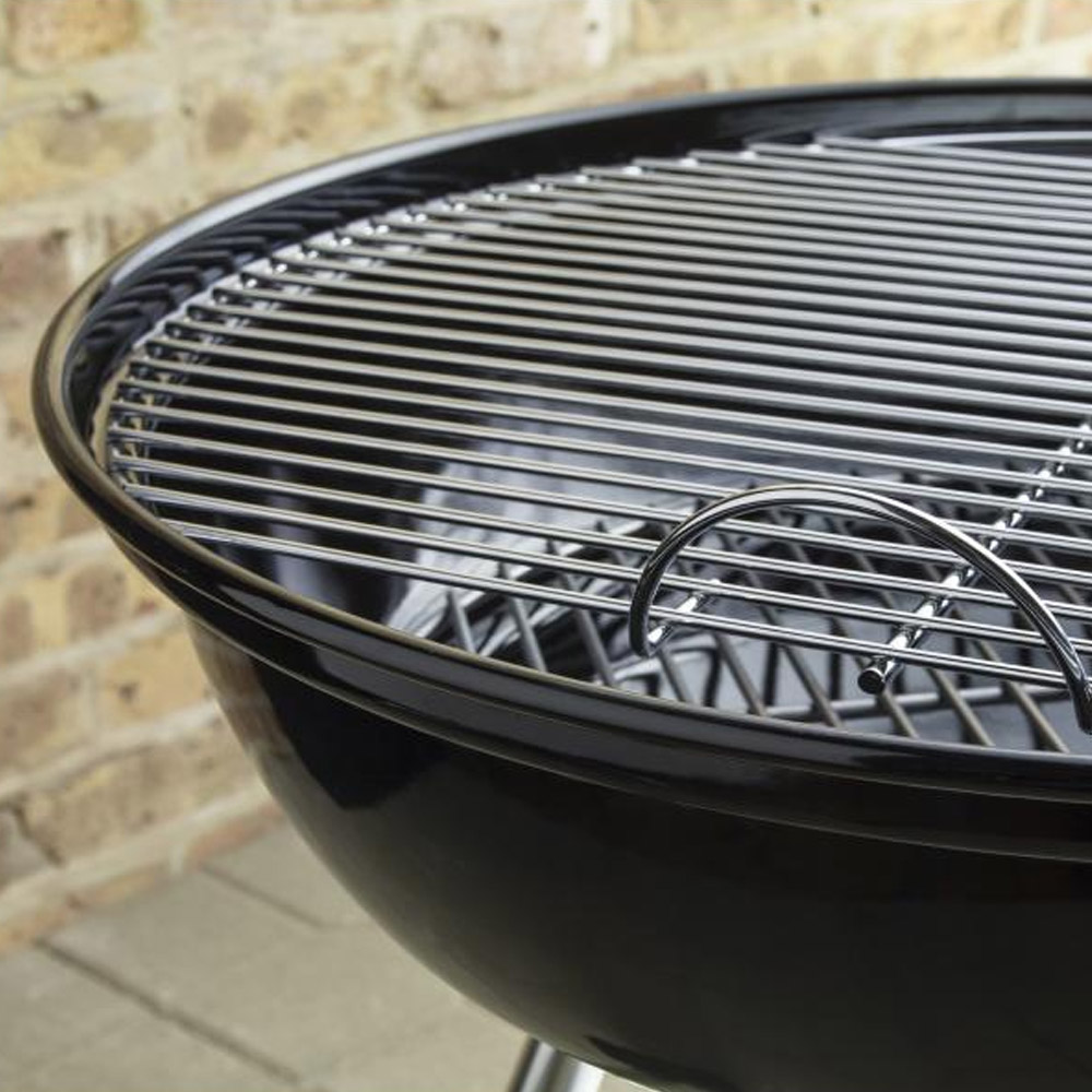 Weber Compact Kettle Ø 47cm Holzkohlegrill schwarz