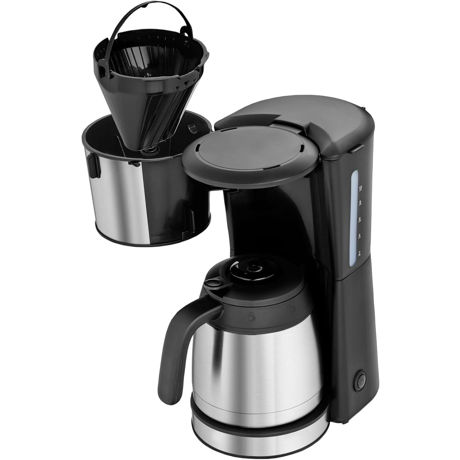 WMF Bueno Pro Kaffeemaschine mit Thermoskanne silber