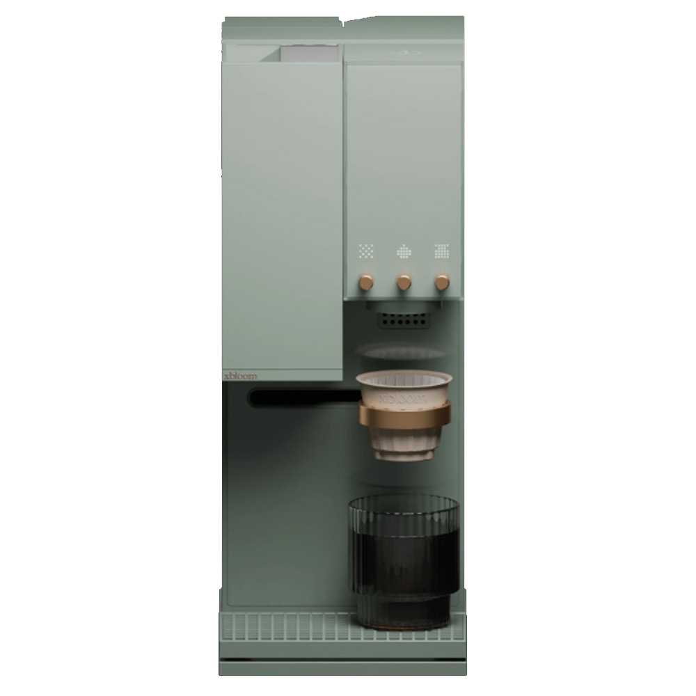 xBloom Studio Kaffeevollautomat sage green x gold