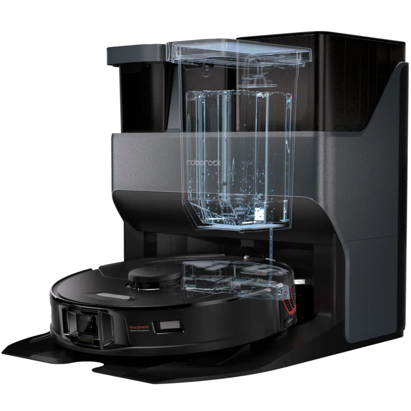 Roborock S7 MaxV Ultra Saug- & Wischroboter mit Absaugstation schwarz