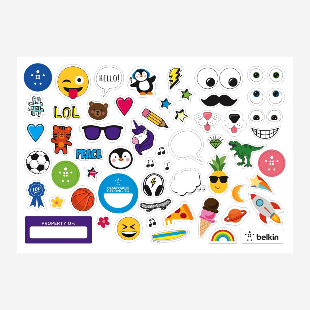 Belkin SoundForm Mini Kinderkopfhörer weiß