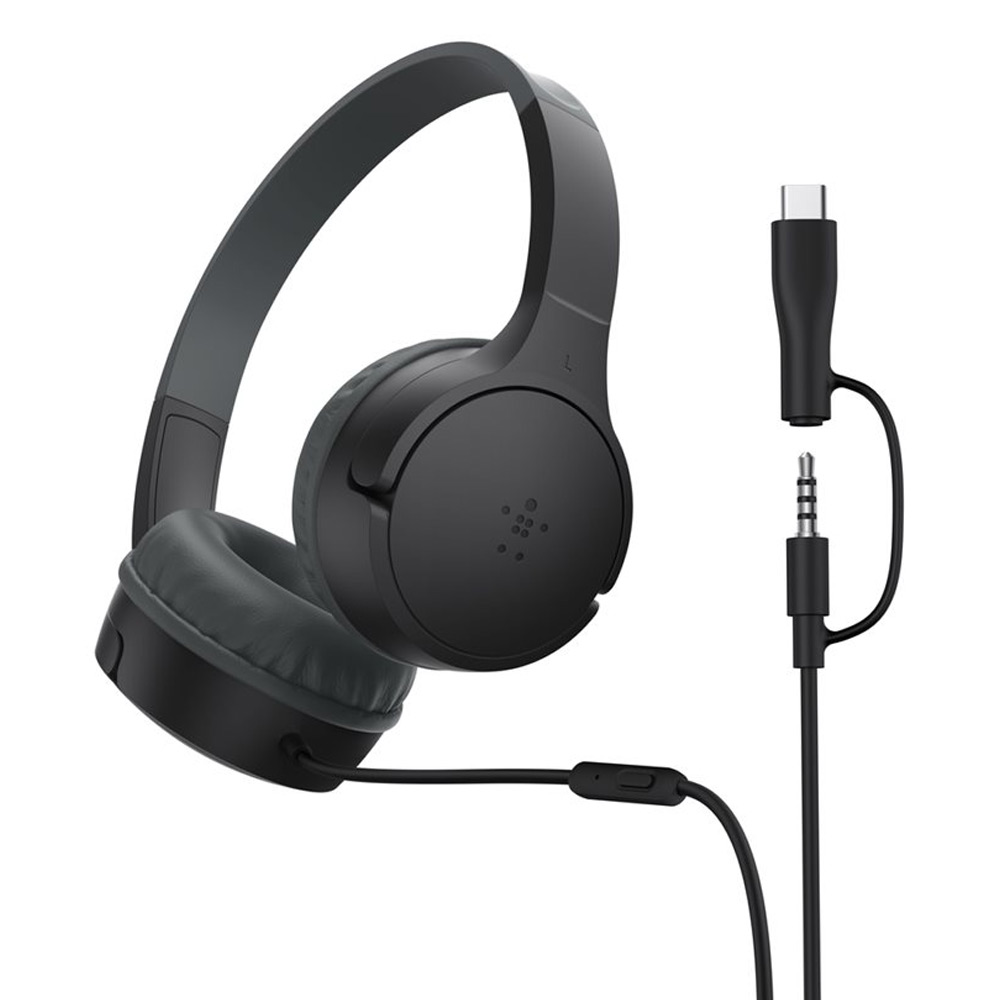 Belkin SoundForm Kinder-Kopfhörer schwarz
