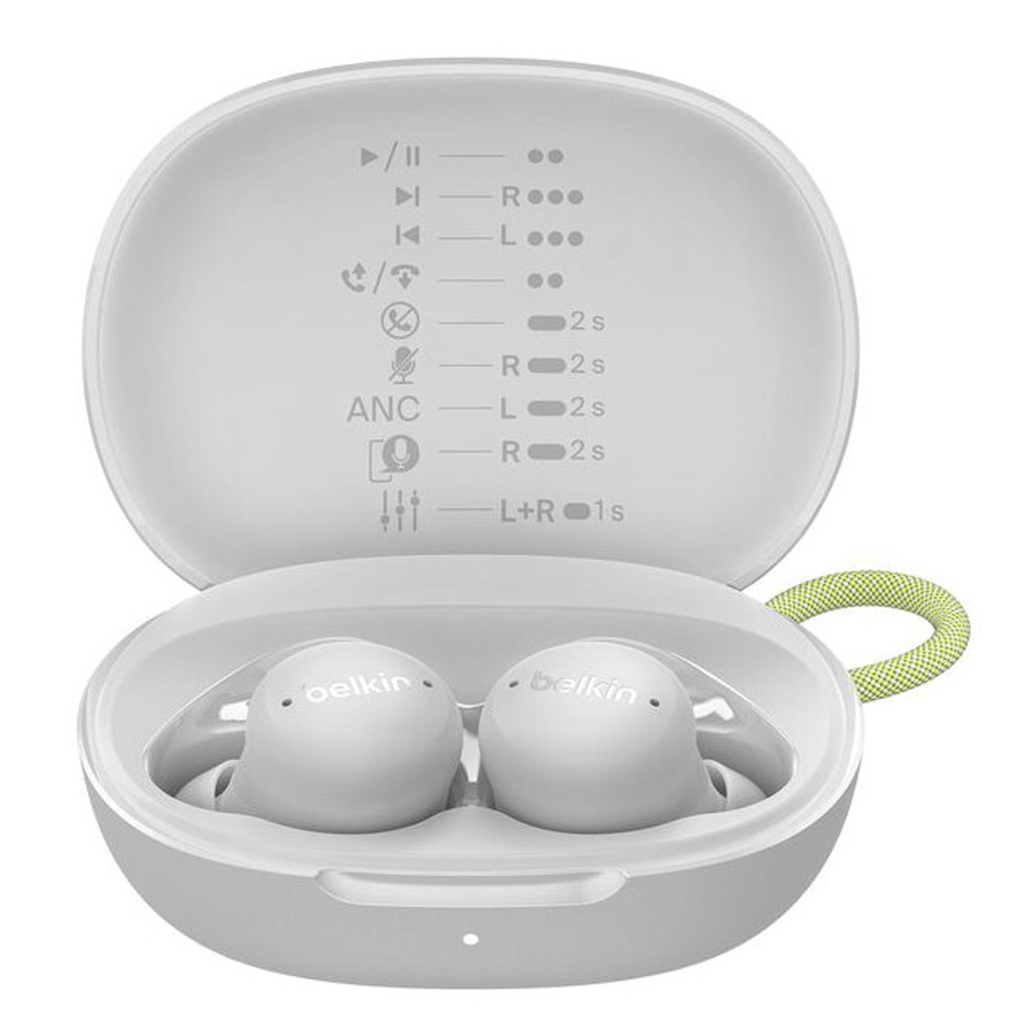 Belkin SoundForm Isolate True Wireless Kopfhörer grau