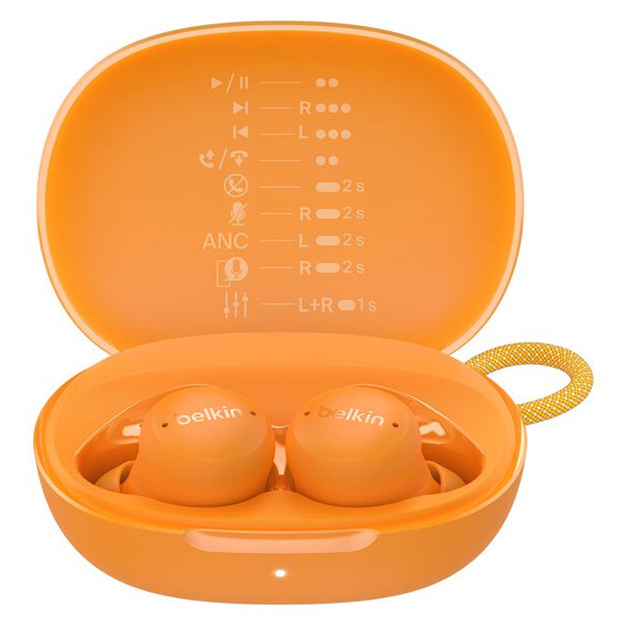 Belkin SoundForm Isolate True Wireless Kopfhörer orange