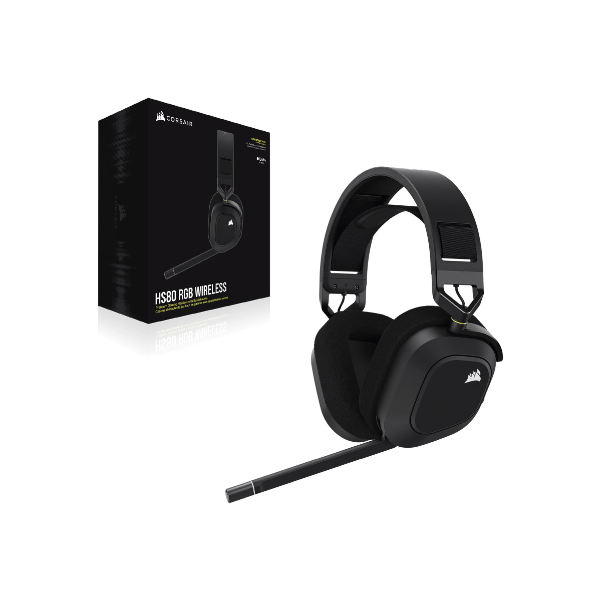 Corsair HS80 RGB USB Gaming-Headset schwarz