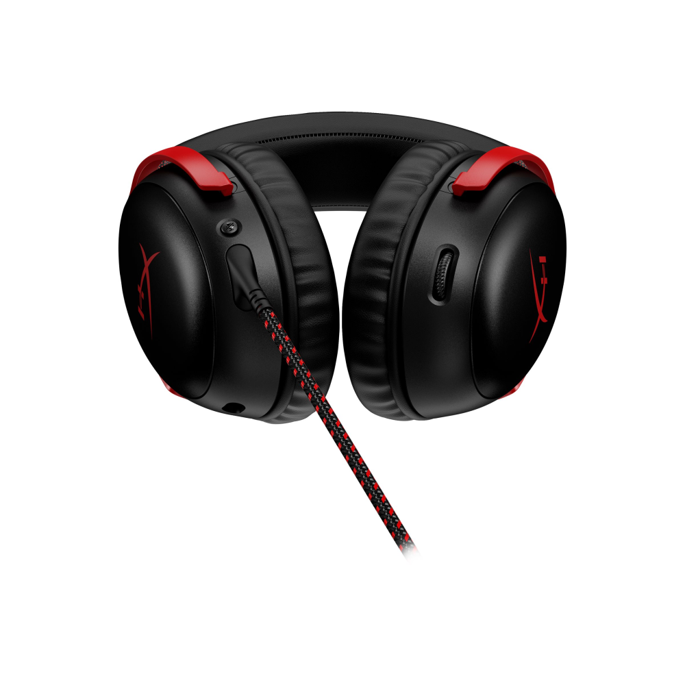HyperX Cloud III Kabelgebundenes Gaming-Headset schwarz/rot
