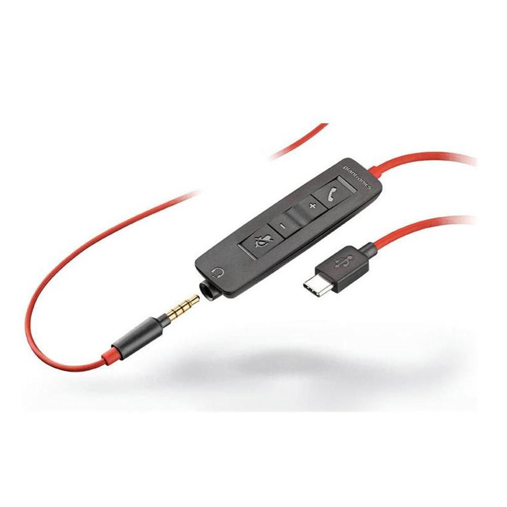 Poly Blackwire 3225 USB-C/USB-A 3,5mm Headset schwarz