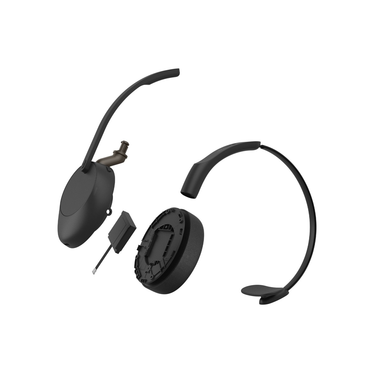 Jabra Evolve3 65 UC Mono USB-A Bluetooth-Headset mit Dongle