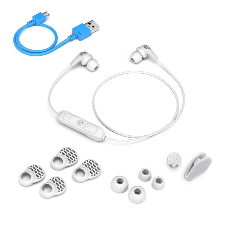 JLab JBuds Pro BT-In-Ear Kopfhörer weiß/grau