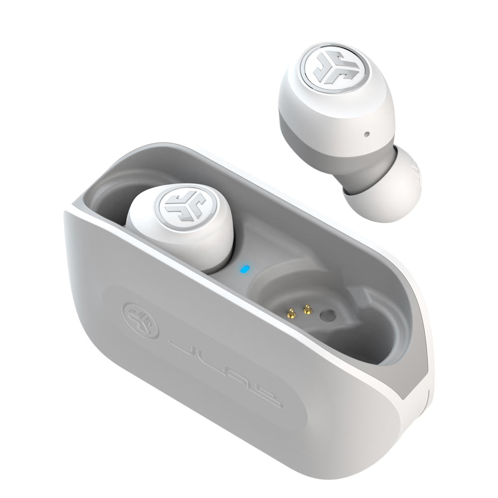 JLab Go Air True-Wireless Earbuds white