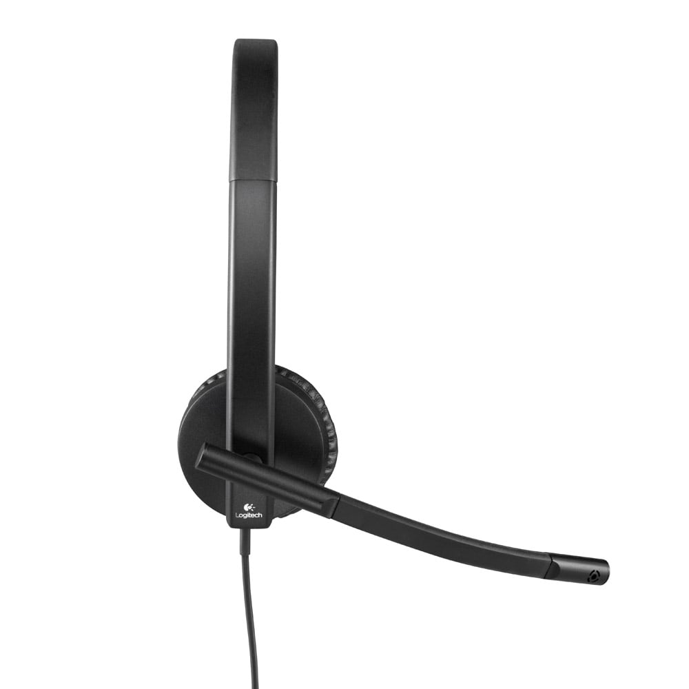 Logitech H570e Kopfhörer mit Mikrofon schwarz