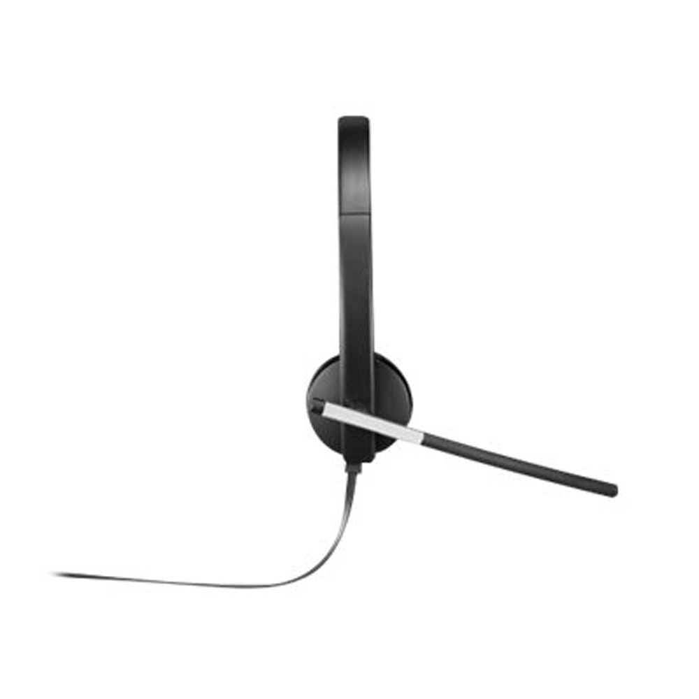 Logitech H650e Kopfhörer mit Mikrofon schwarz/silber