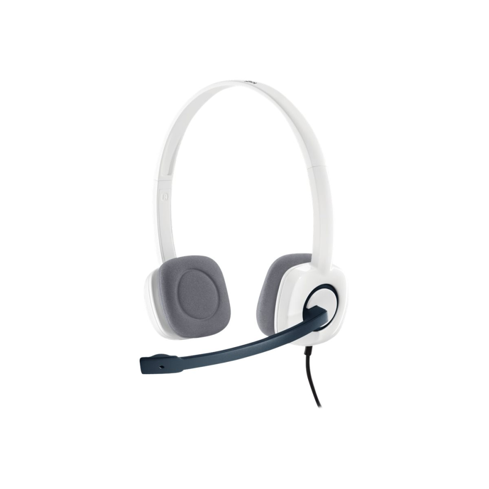 Logitech H150 Kopfhörer mit Mikrofon weiß