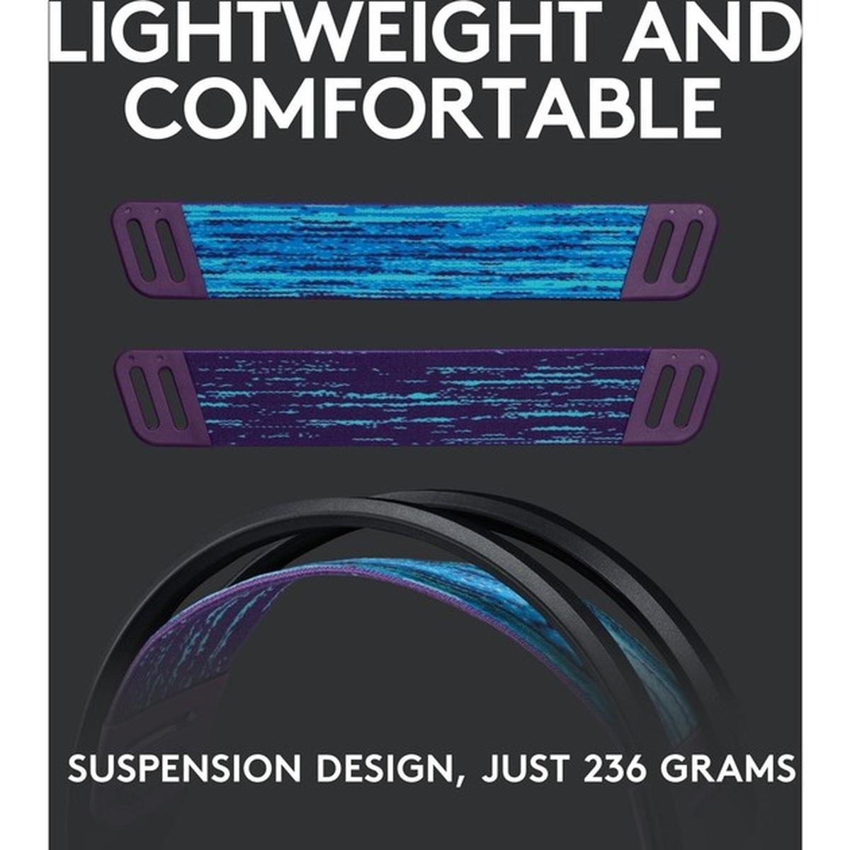 Logitech G535 LIGHTSPEED kabelloses Gaming-Headset schwarz