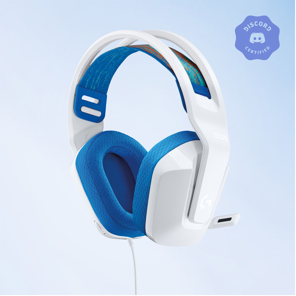 Logitech G335 Gaming-Headset weiß