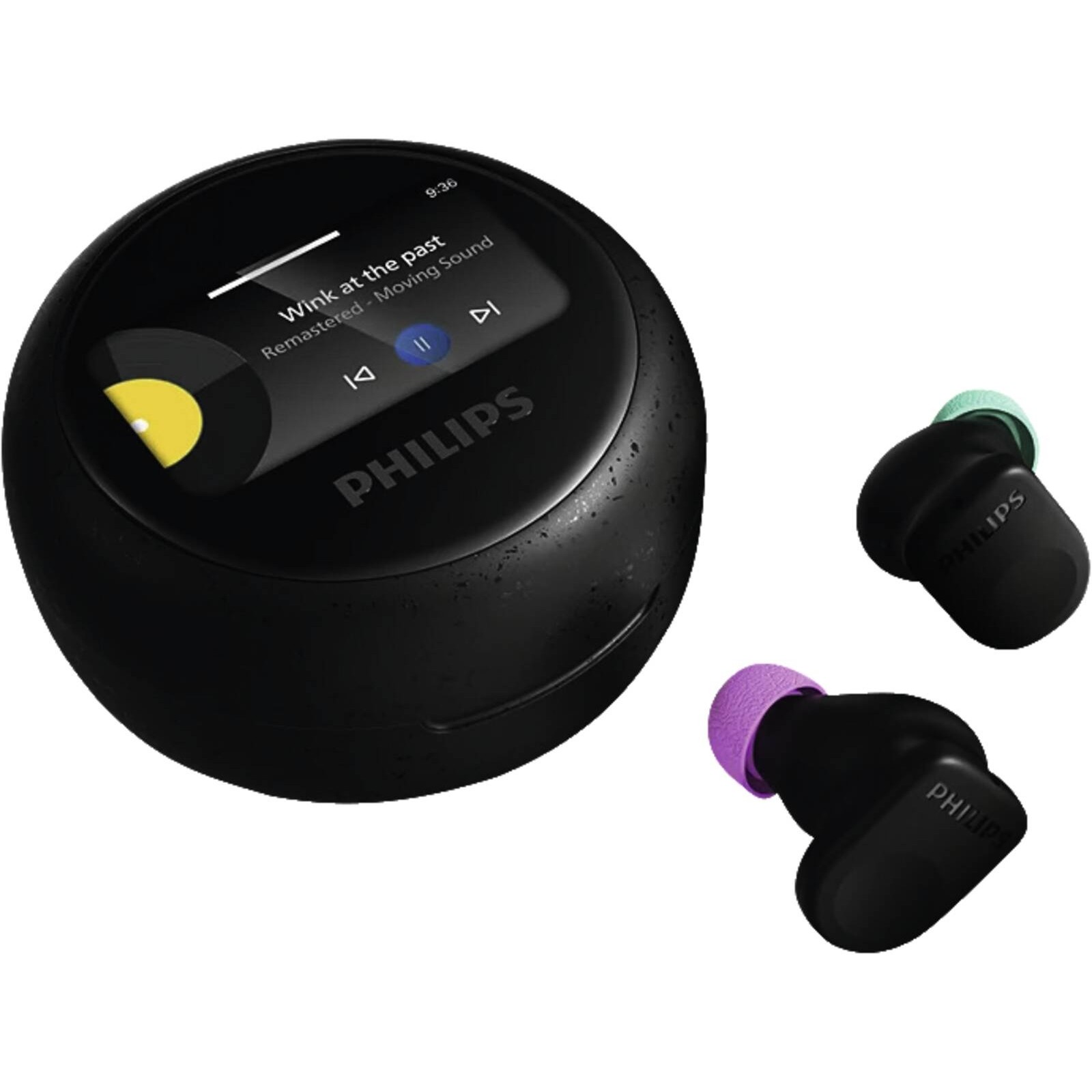 Philips The Buds TAMS3BK True Wireless In-Ear Kopfhörer mit ANC schwarz
