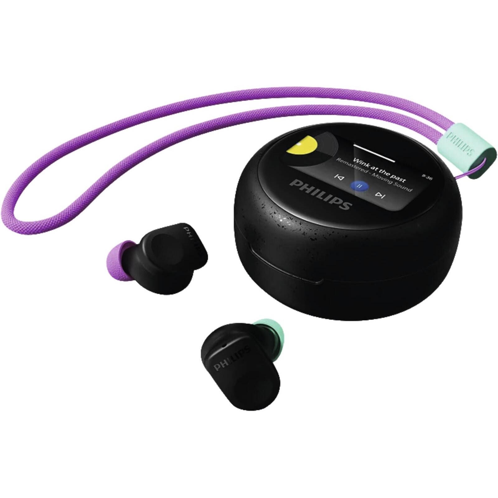 Philips The Buds TAMS3BK True Wireless In-Ear Kopfhörer mit ANC schwarz