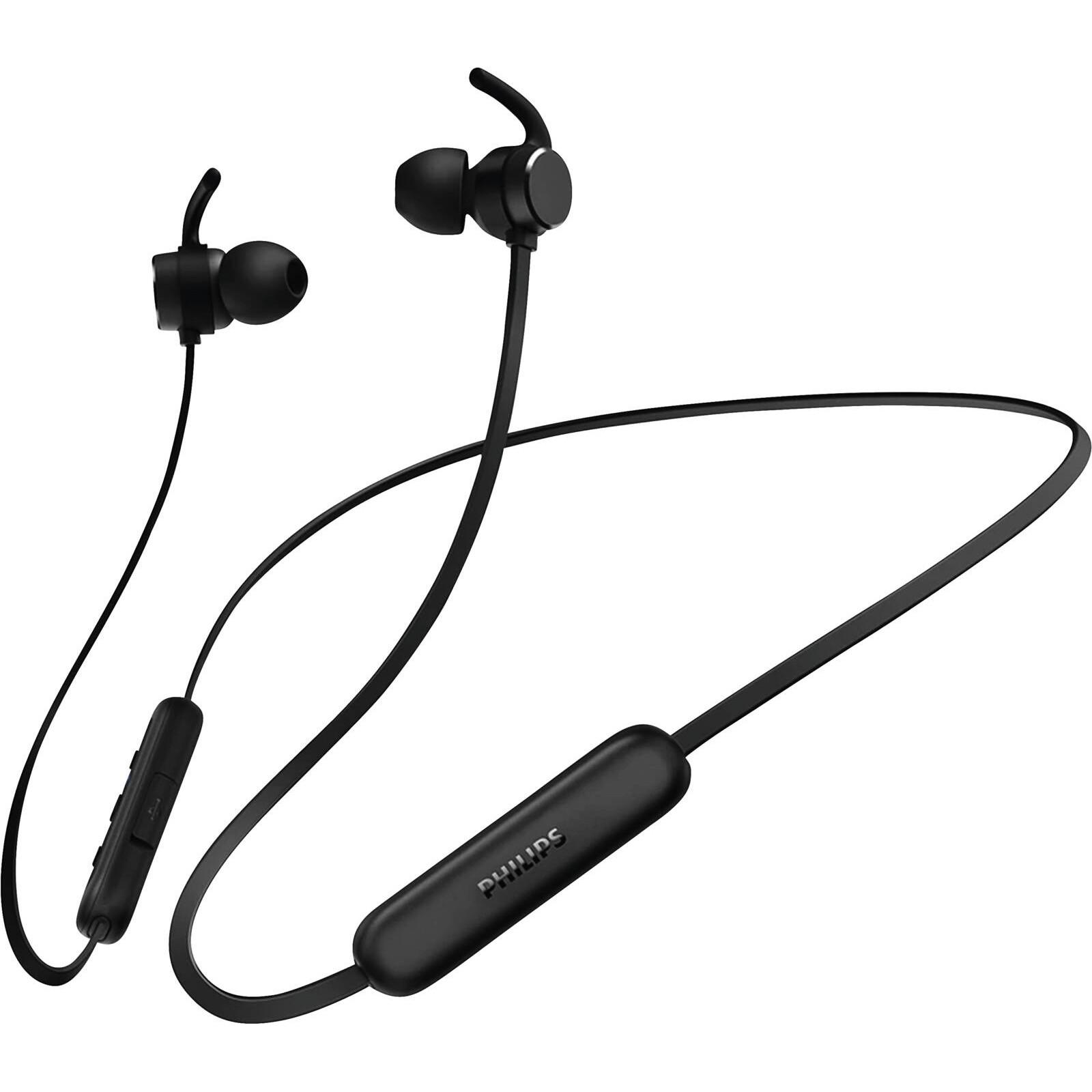 Philips TAE1209BK In-Ear Kopfhörer mit Mikrofon schwarz