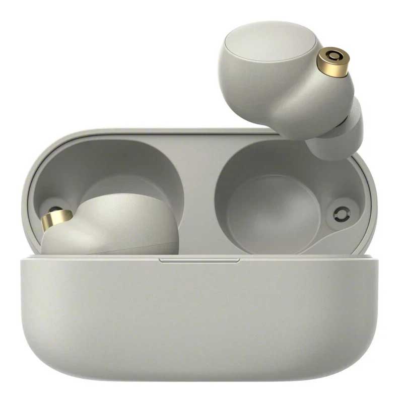 Sony WF-1000XM4 True Wireless-Kopfhörer mit Mikrofon silber