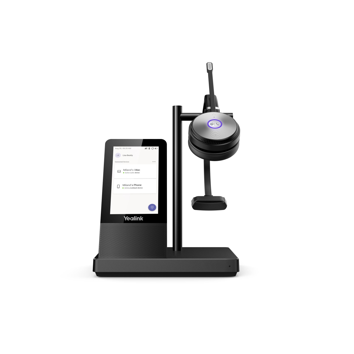 Yealink WH66 Duo DECT Wireless Headset schwarz