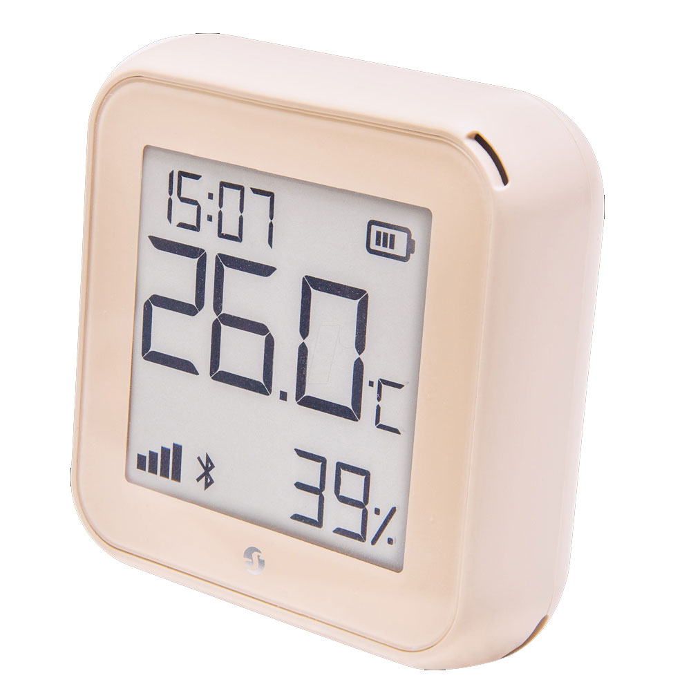 Shelly H&T Gen 3 Mocha Wi-Fi und Bluetooth Temperatur & Luftfeuchtigkeitssensor