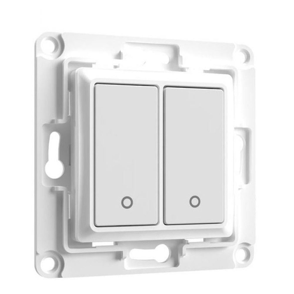 Shelly Wandschalter 2-fach weiß