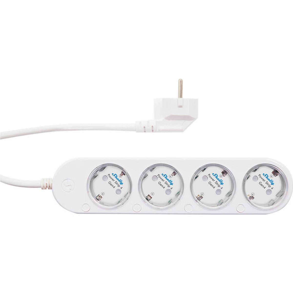 Shelly Power Strip 4 Gen4 Mehrfachsteckdosenleiste weiß