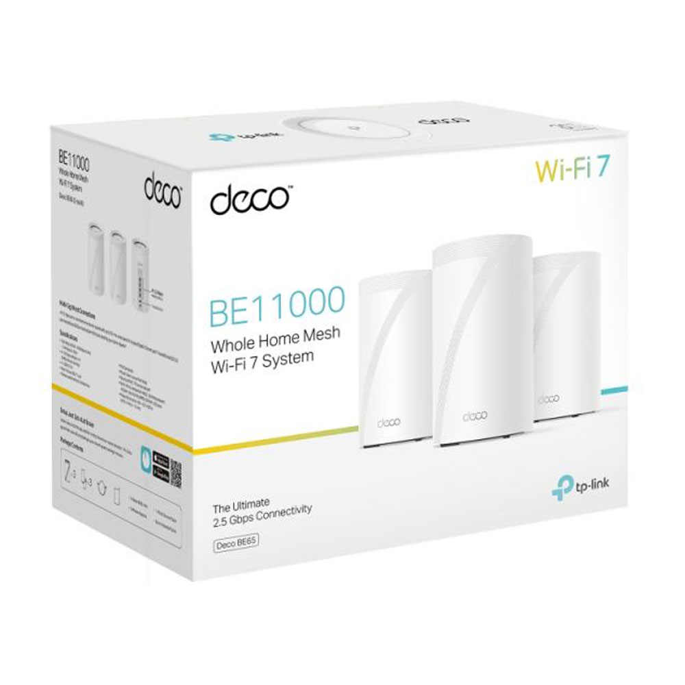TP-Link Deco BE65 (3er Pack) Mesh-WLAN-System