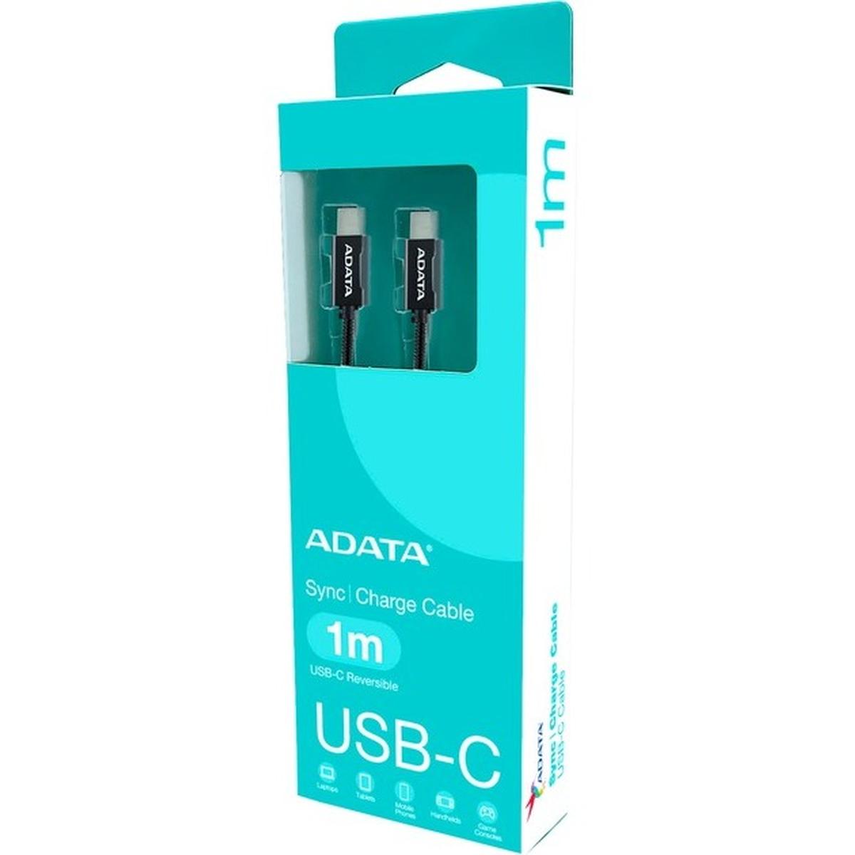 ADATA USB 2.0 Kabel USB-C auf USB-C 1m schwarz
