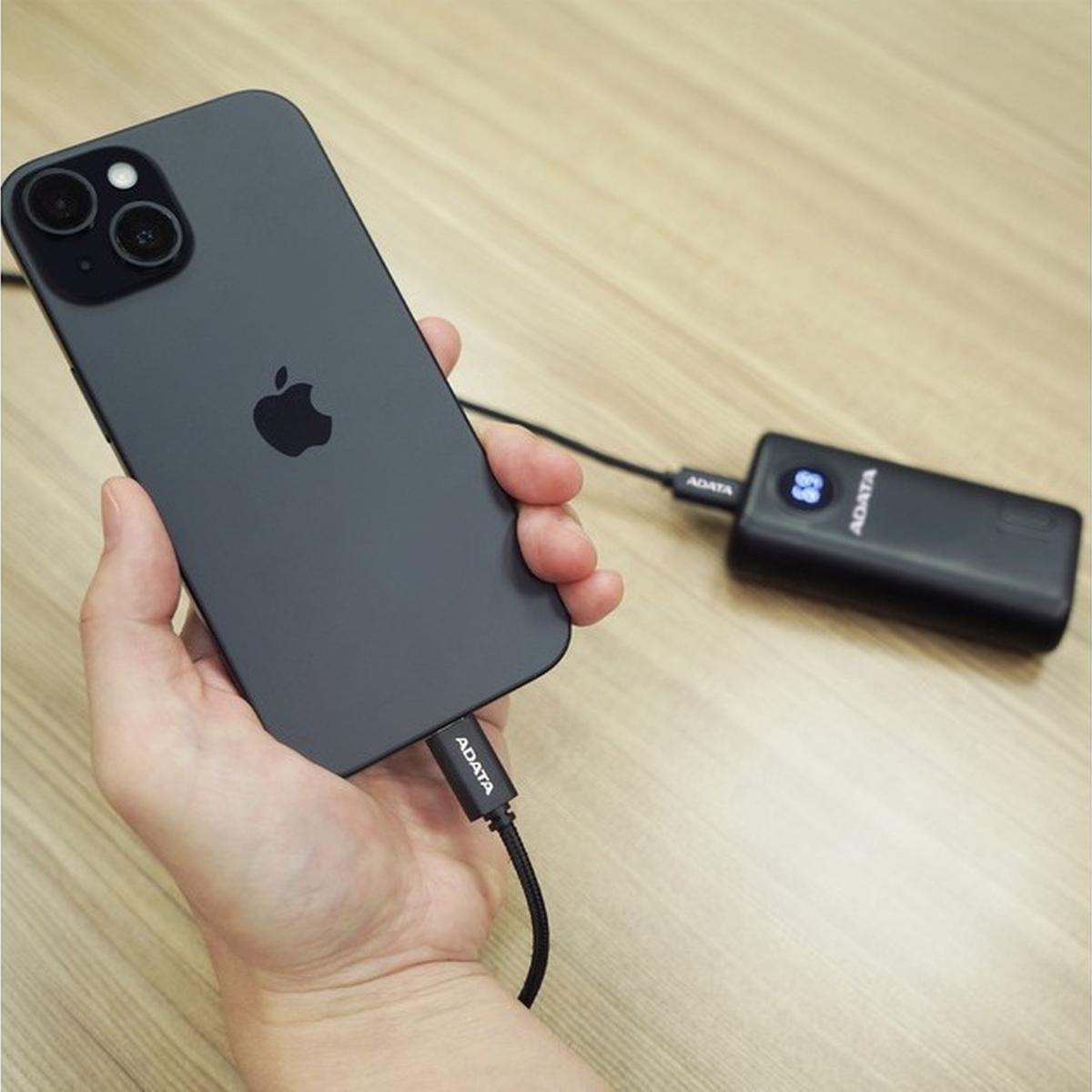 ADATA USB 2.0 Kabel USB-C auf USB-C 1m schwarz