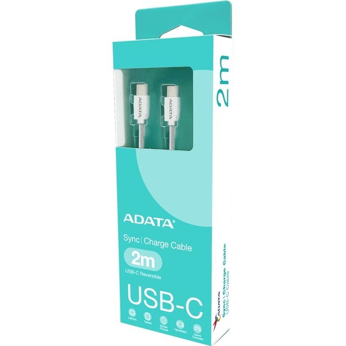 ADATA USB-C auf USB-C Kabel 2m weiß