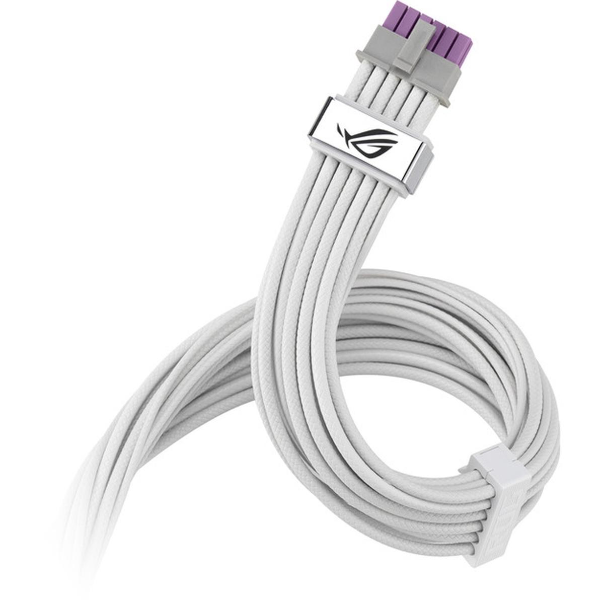Asus ROG Equalizer White 12V-2x6 PCIe-Kabel weiß