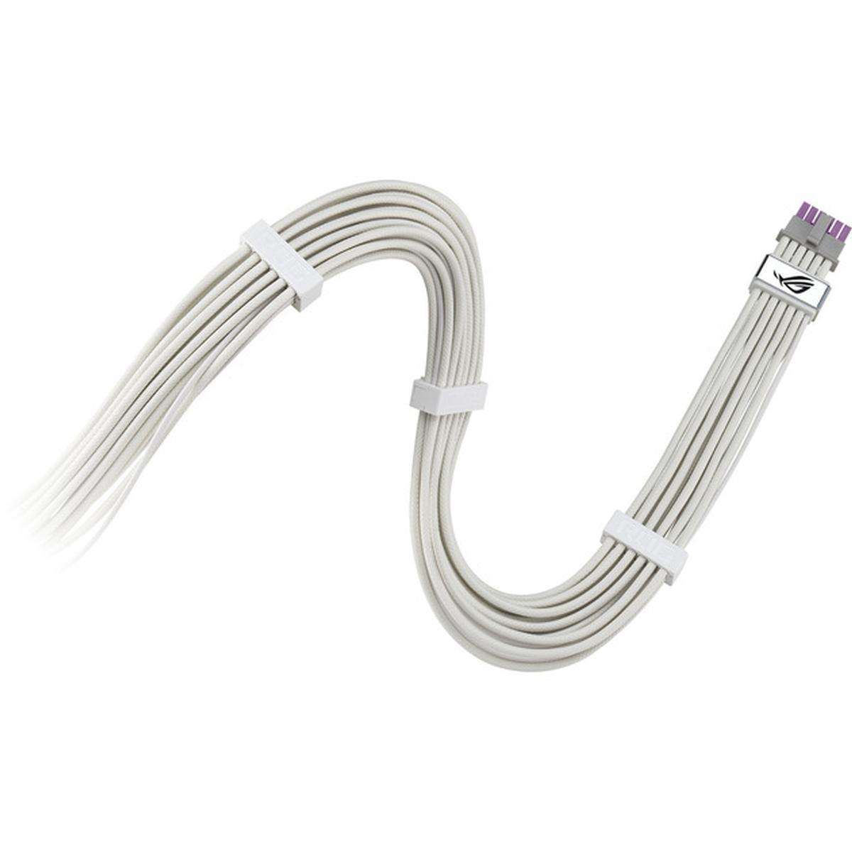Asus ROG Equalizer White 12V-2x6 PCIe-Kabel weiß