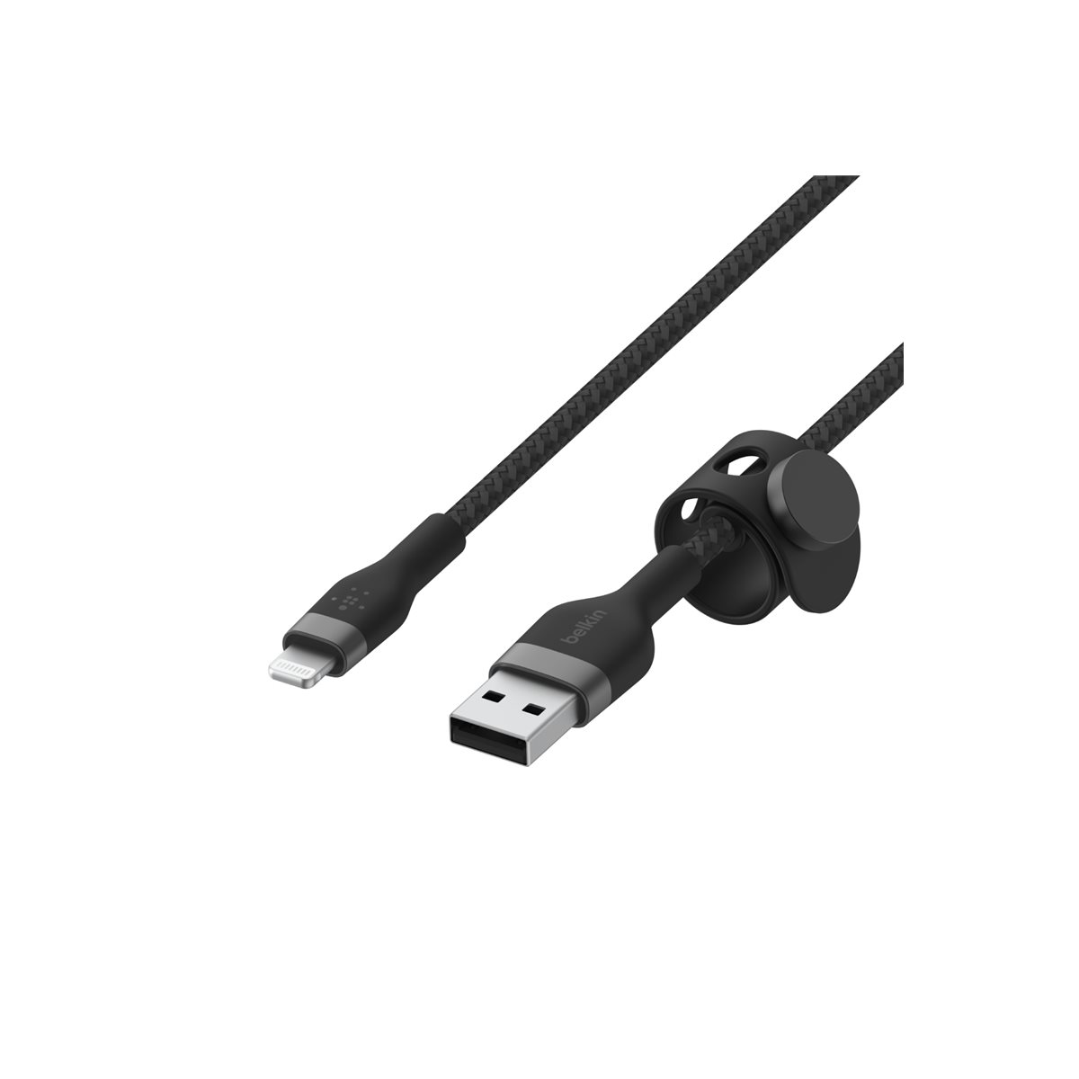 Belkin BoostCharge Pro Flex geflochtenes USB-A/Lightning-Kabel 3m schwarz