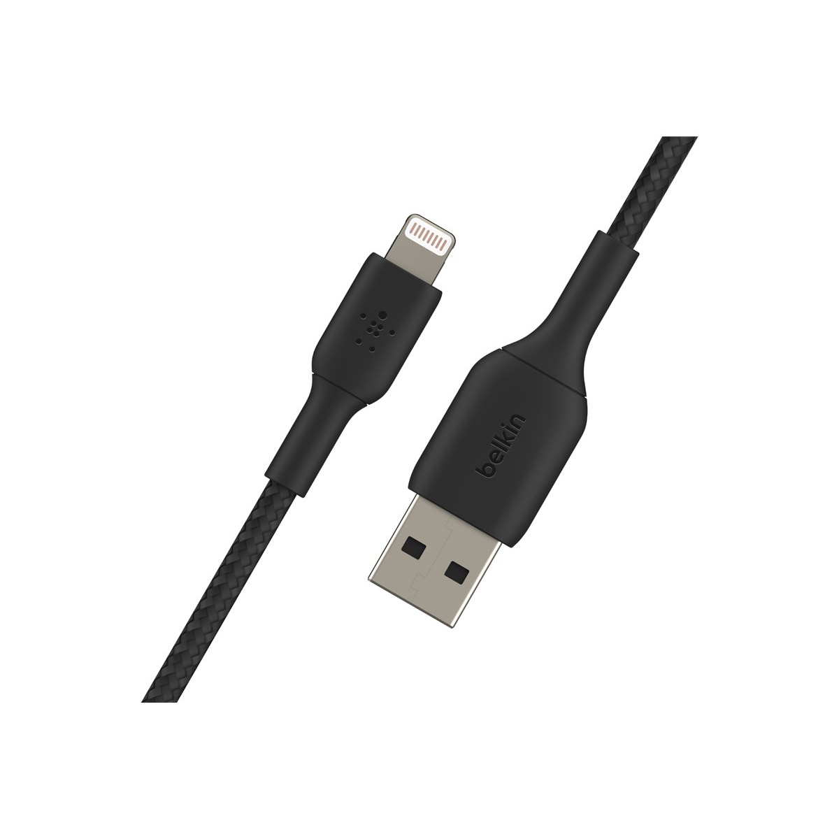 Belkin geflochtenes Lightning/USB-Kabel 2m schwarz