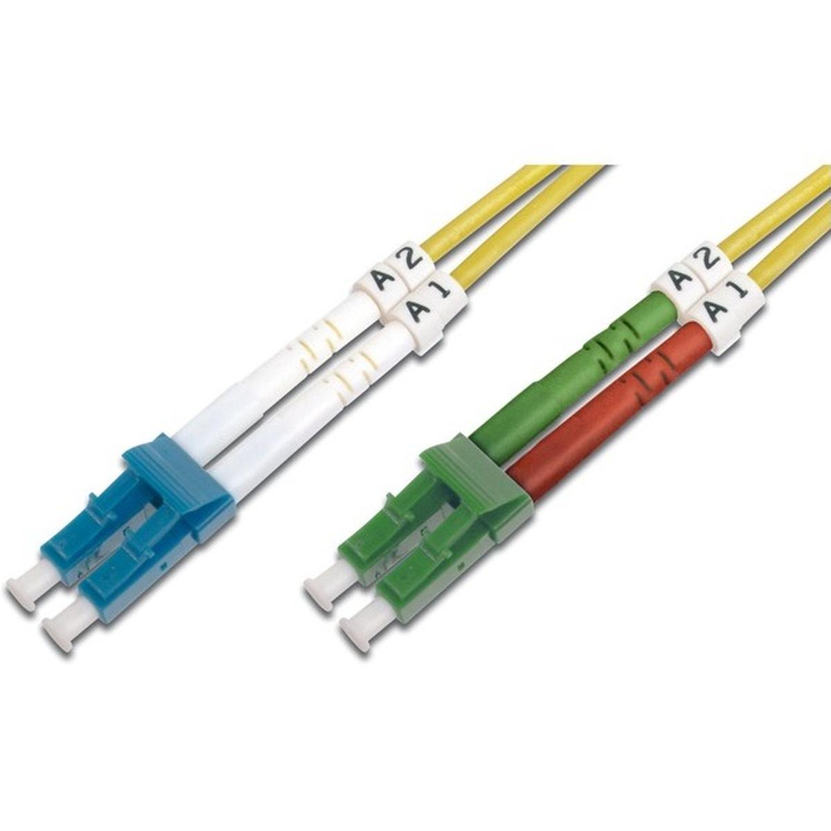 DIGITUS DK-293LCA3LC-02 2m LC/APC-LC/PC OS2 Glasfaserkabel gelb