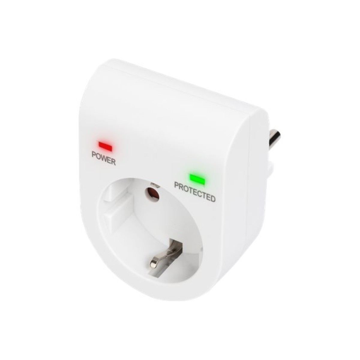 DIGITUS DN-95400 Überspannungsschutzadapter weiß