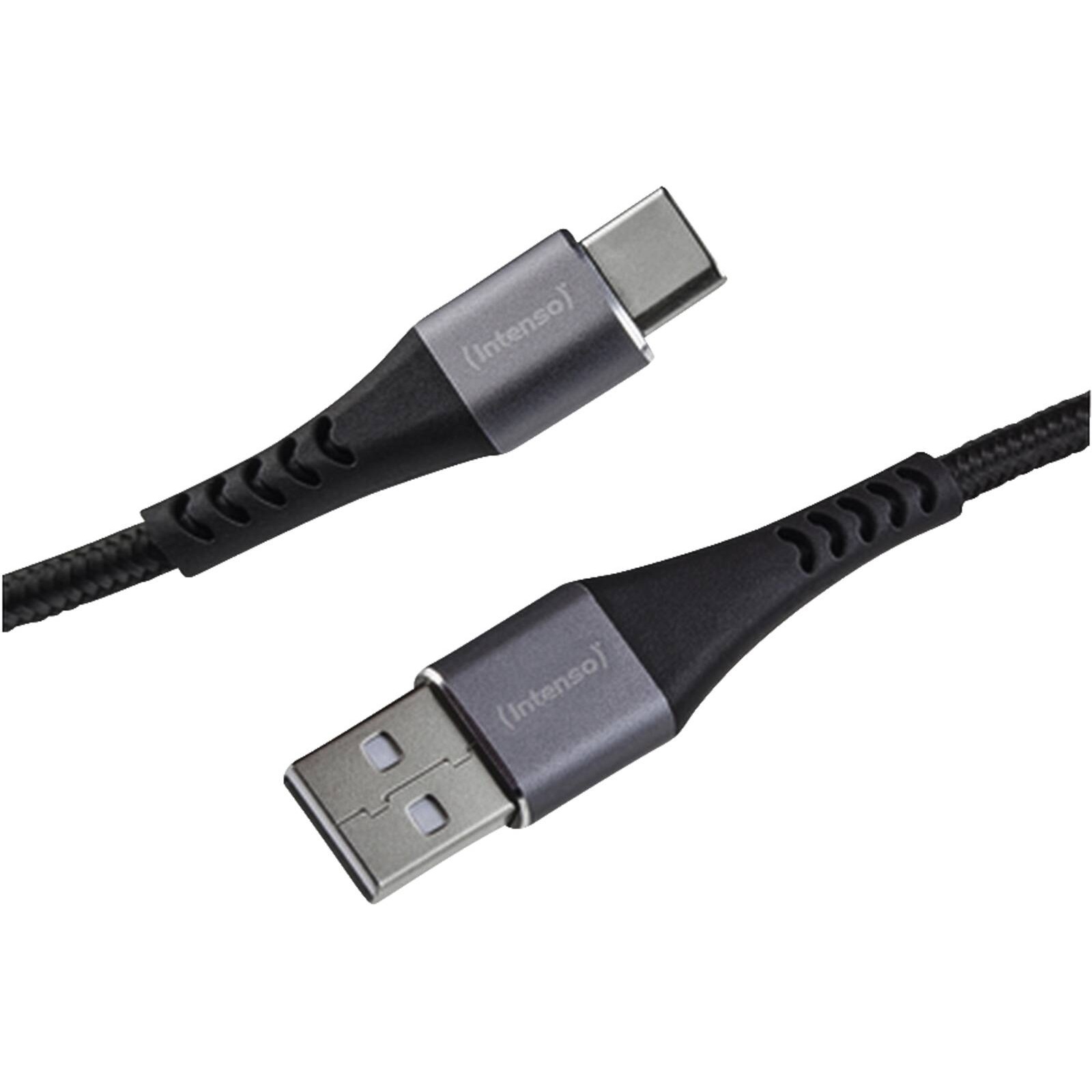 Intenso A60C USB-A auf USB-C Kabel 1m schwarz
