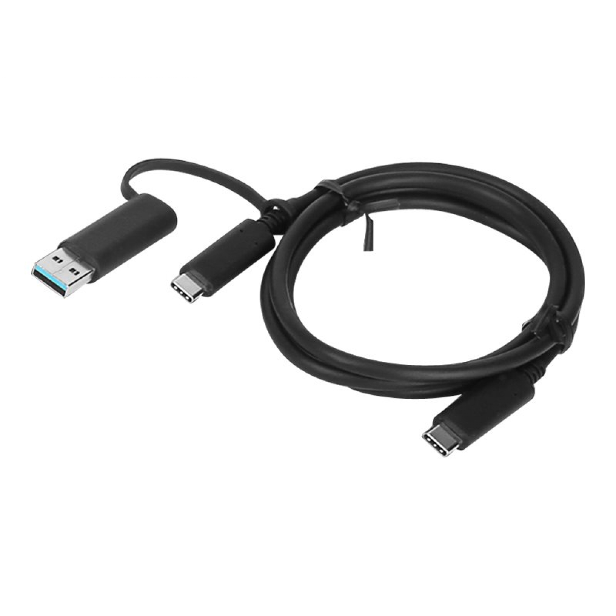 Lenovo Hybrid USB-C/USB-A Kabel schwarz