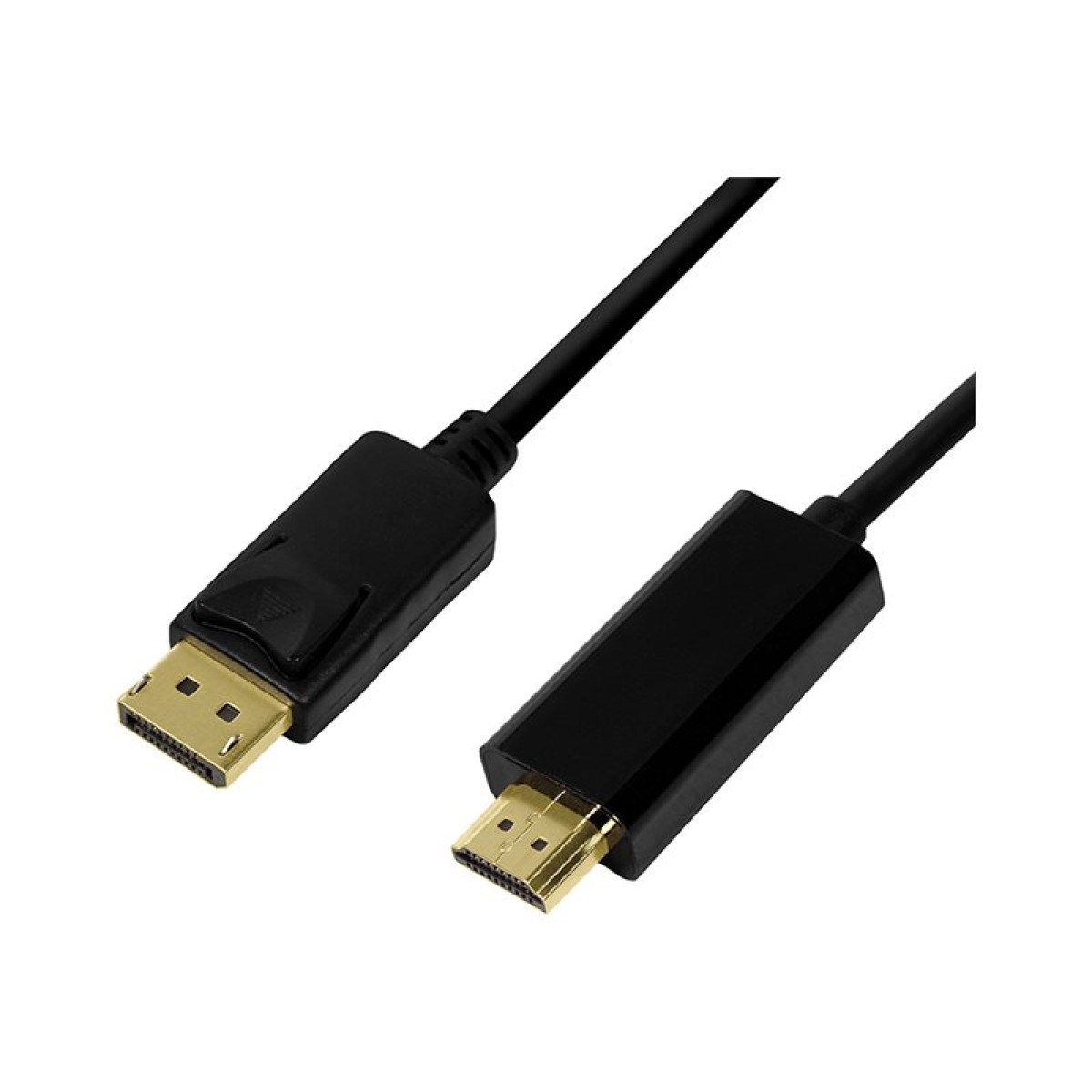 LogiLink DisplayPort 1.2-auf-HDMI 1.4 4K Anschlusskabel 2m