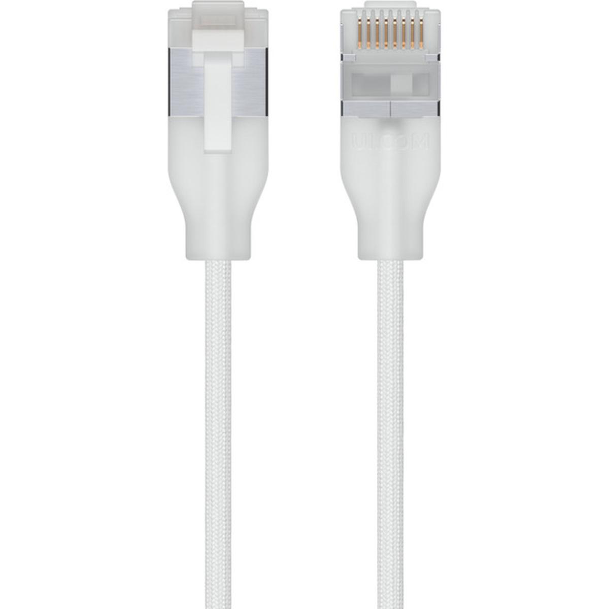 Ubiquiti UniFi UACC-Cable-Patch-EL-C6A-12M-W Cat6a Patchkabel 12m