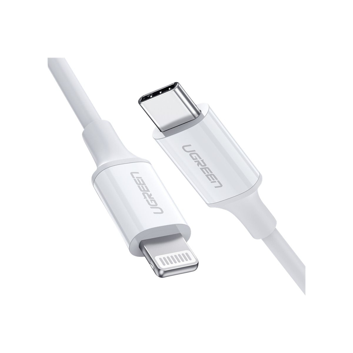 UGREEN Lightning auf USB-C Ladekabel 1m weiß