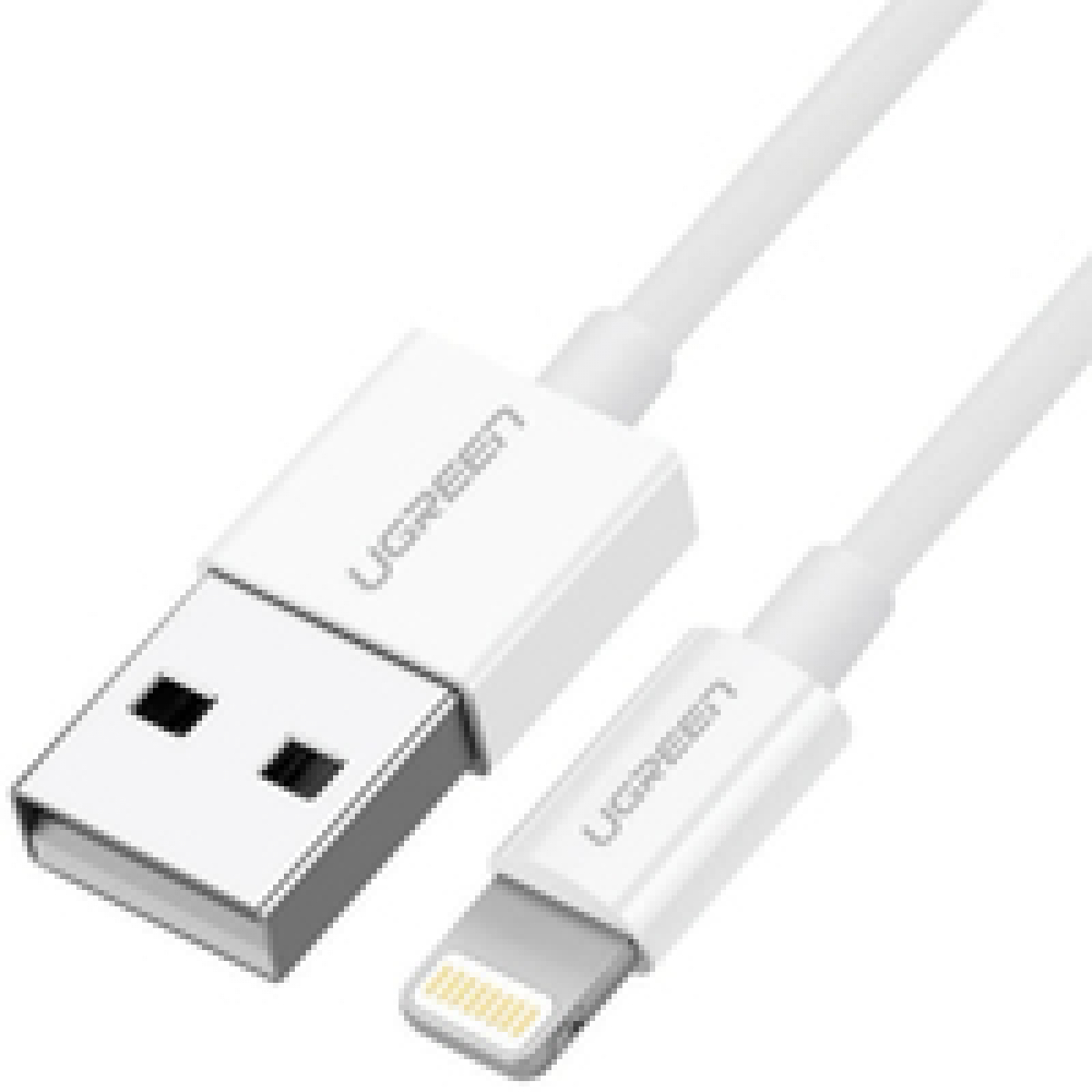UGREEN Lightning auf USB-A 2.0 Kabel 1 m weiß