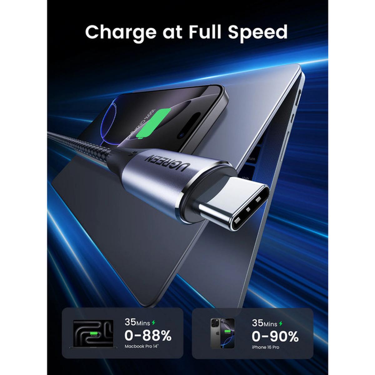 UGREEN 100W USB-C auf USB-C Kabel 10Gbps