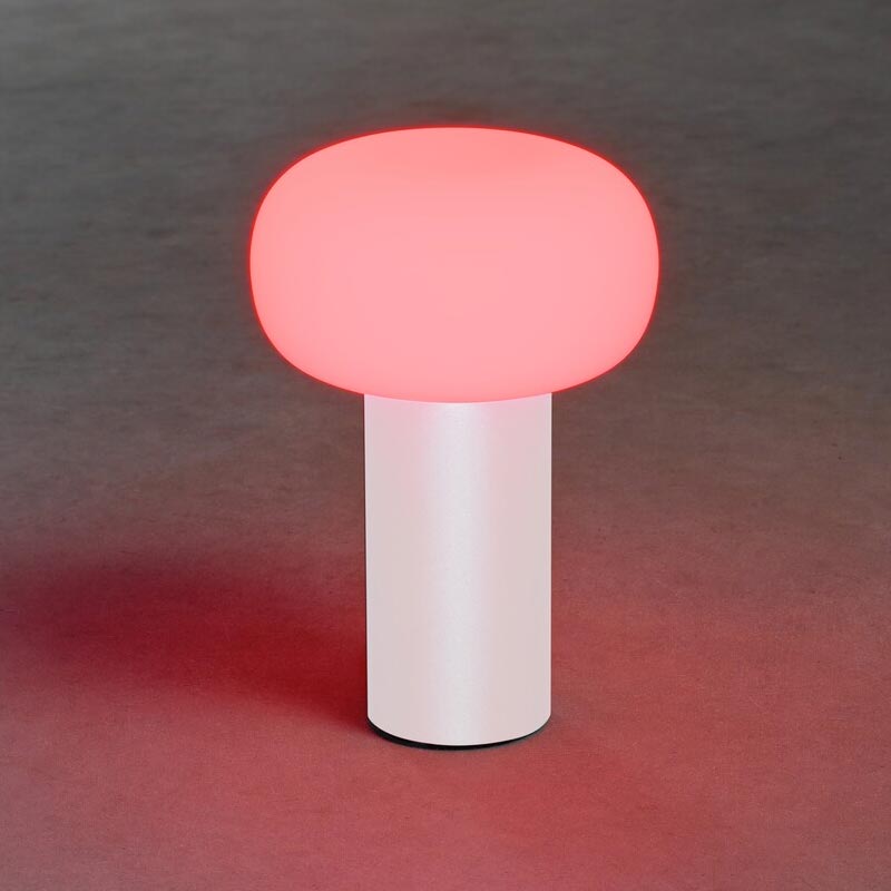 Konstsmide Antibes USB-Tischleuchte weiß, 2700/3000/4000K+RGB, dimmbar