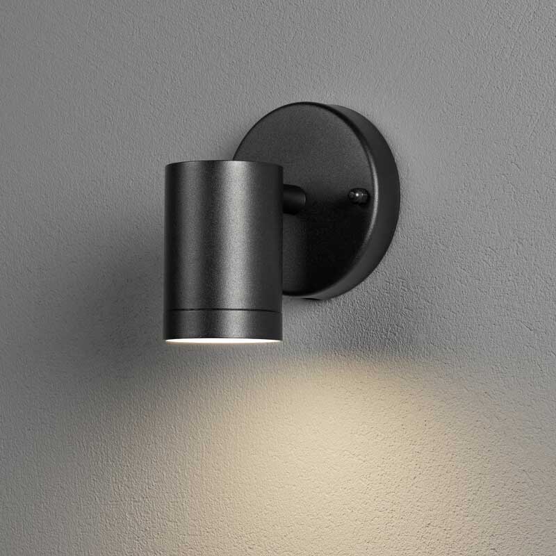 Konstsmide Modena ab LED Wandleuchte schwarz, 4W, Glas