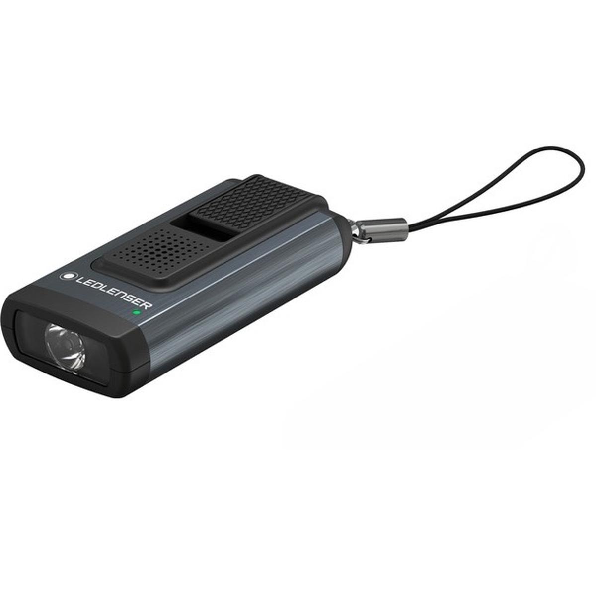 Ledlenser K6R Safety Schlüsselanhängerleuchte grau/schwarz